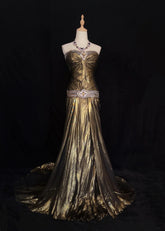 Modest Prom Dresses Inspo Mermaid Sweetheart Ruffled 80s Long Formal Gowns N3400