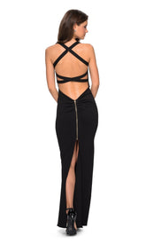 Long Formal La Femme Dress 27637