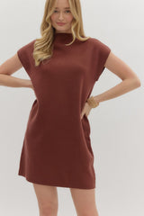 Thalia Knit Mock Neck Dress