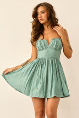 Georgia Mini Dress - Green