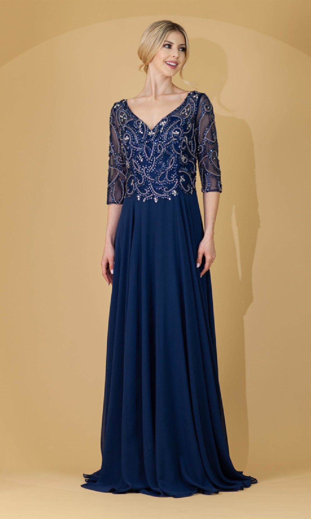 Long Formal Dress 7046 by Amelia Couture