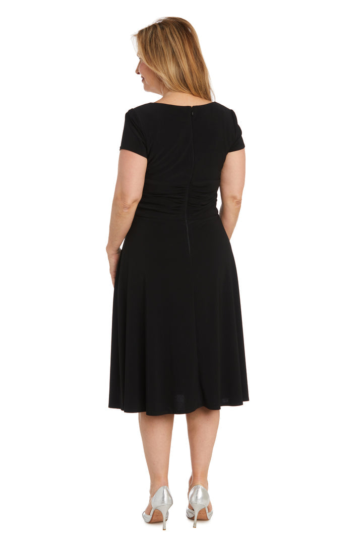 Short Cocktail Dress Knee Length R&M Richards 1429