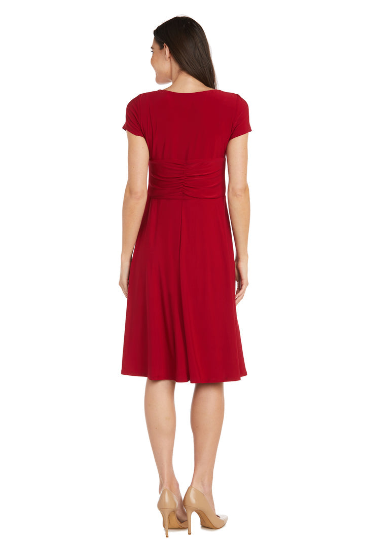 Short Cocktail Dress Knee Length R&M Richards 1429