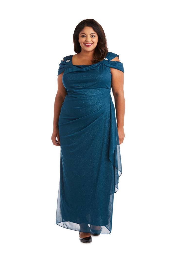 Long Plus Size Dress Formal Evening R&M Richards 2061W