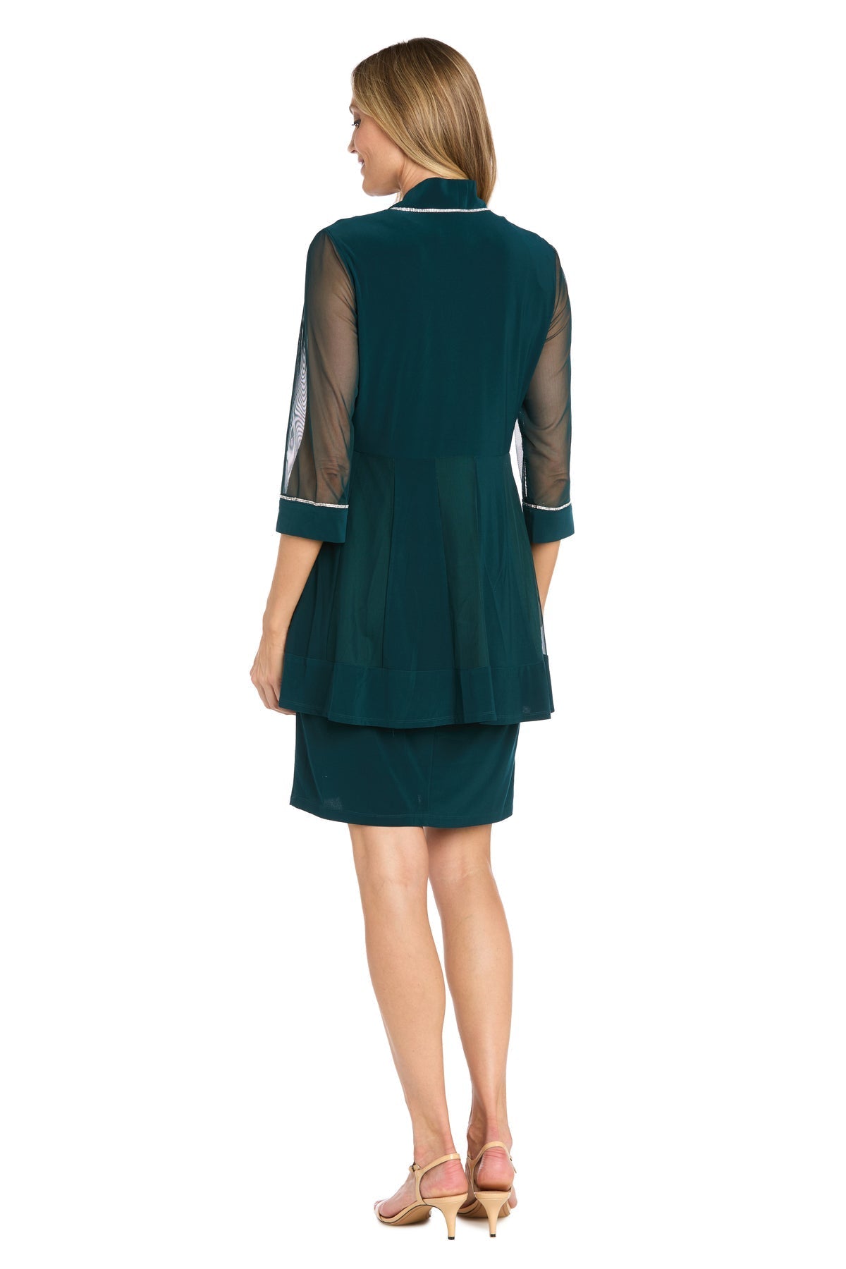 Short Mother of the Bride Jacket Dress Jacket Dress R&M Richards 3054
