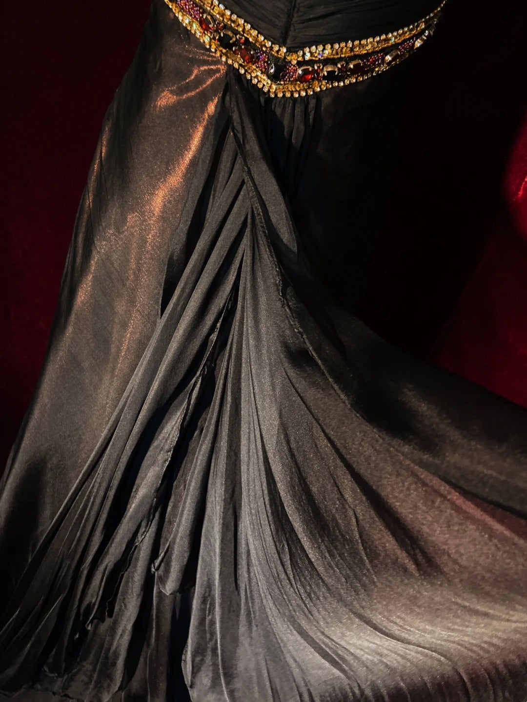 Vintage Prom Dresses 80s Mermaid Halter Black Tie Dress With Beading Semi Formal Evening Outfits N3643