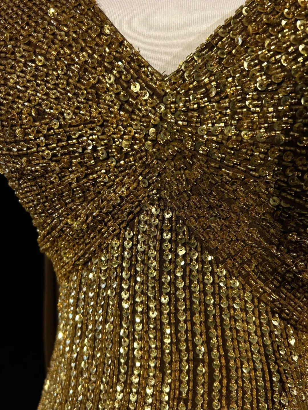 Vintage Mermaid 2000s One Shoulder Gold Sequin Formal Dress Long Sparkly Prom Dresses N2574