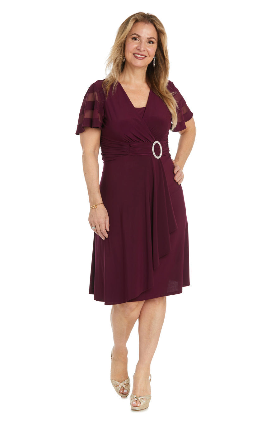 Short Mother of the Bride Dress Cocktail R&M Richards 9129