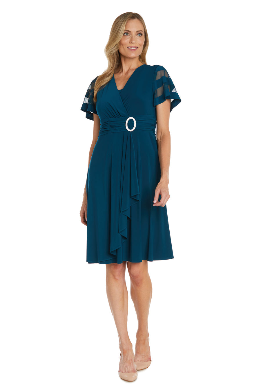 Short Mother of the Bride Dress Cocktail R&M Richards 9129