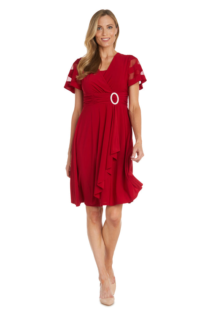 Short Mother of the Bride Dress Cocktail R&M Richards 9129