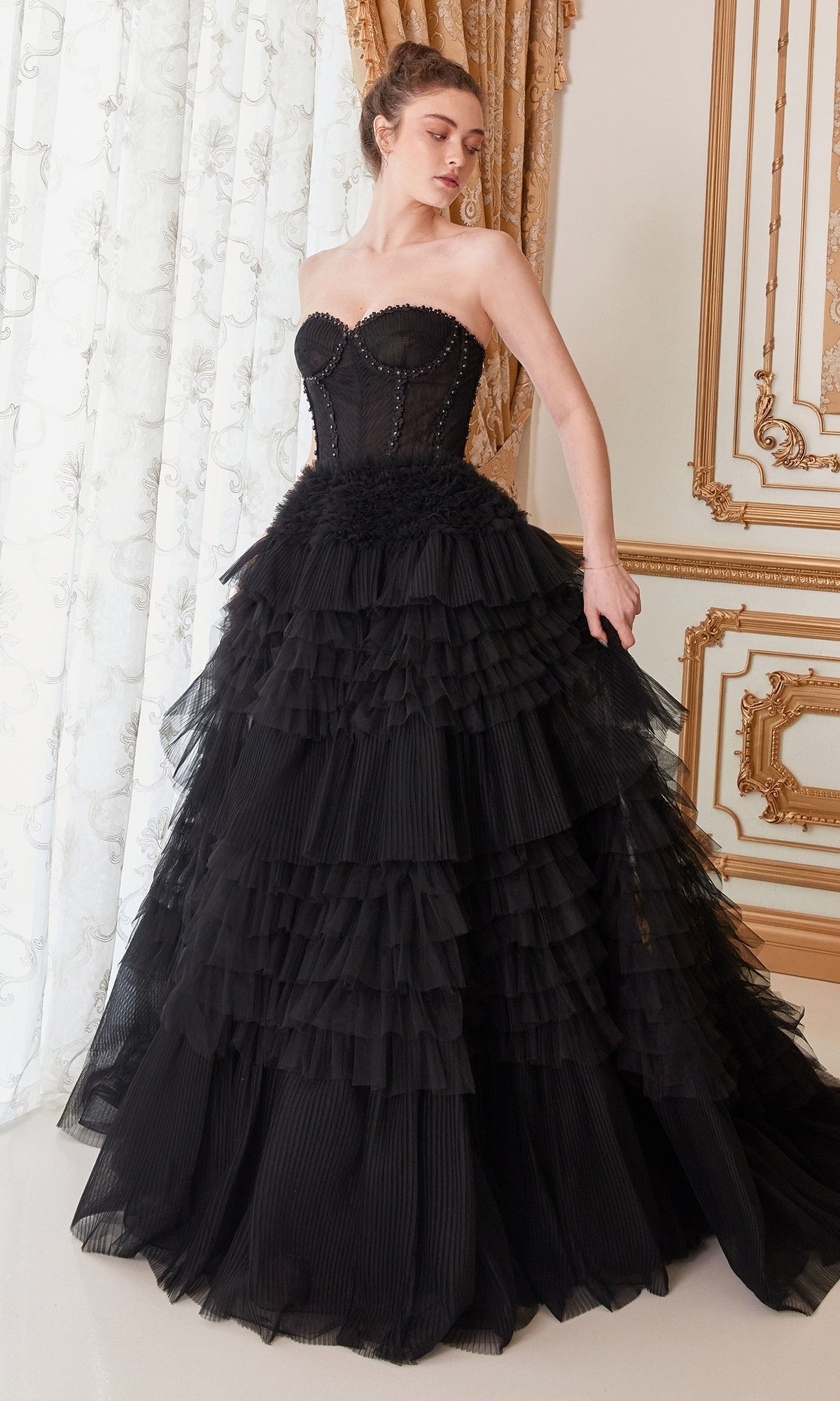 Andrea & Leo Long Formal Dress A1017
