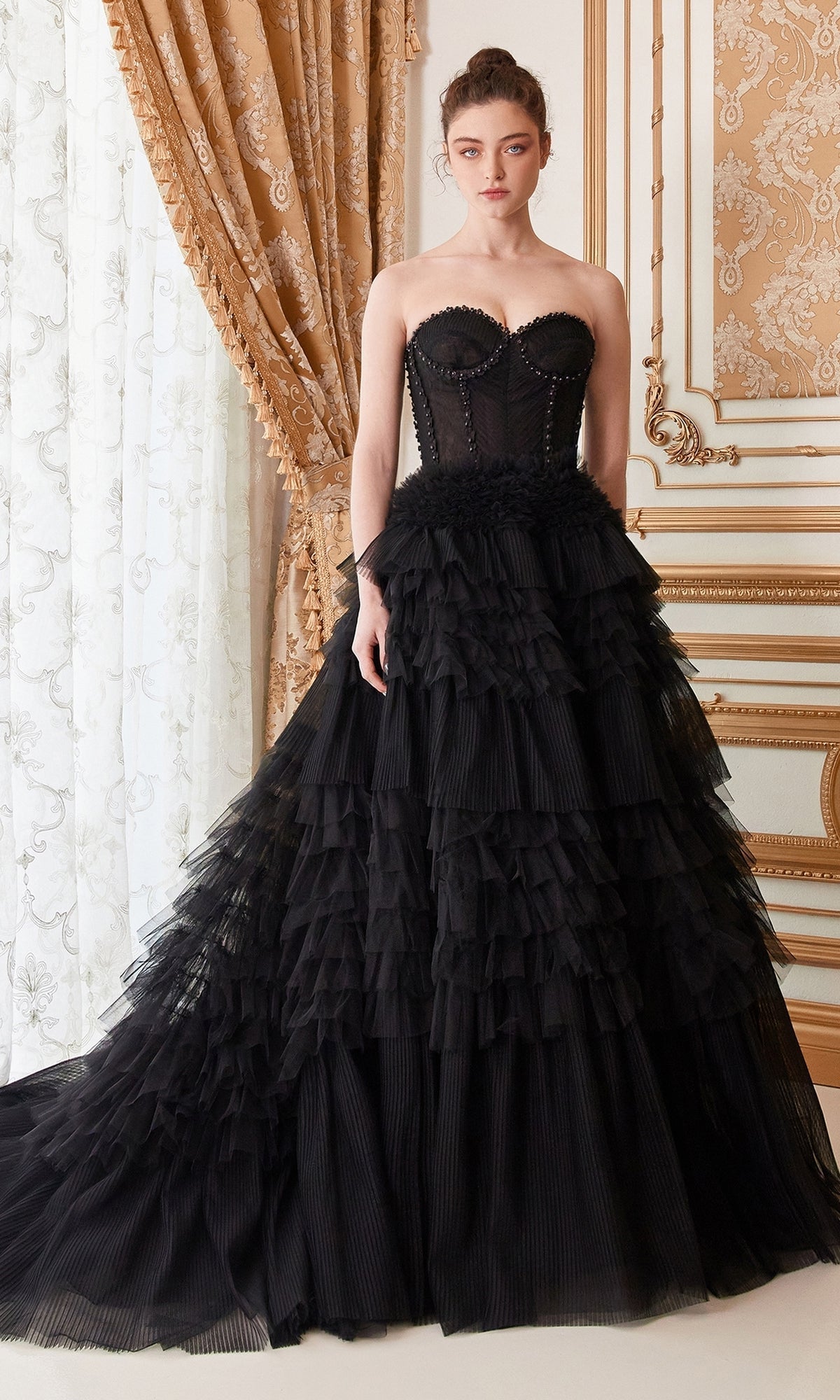 Andrea & Leo Long Formal Dress A1017