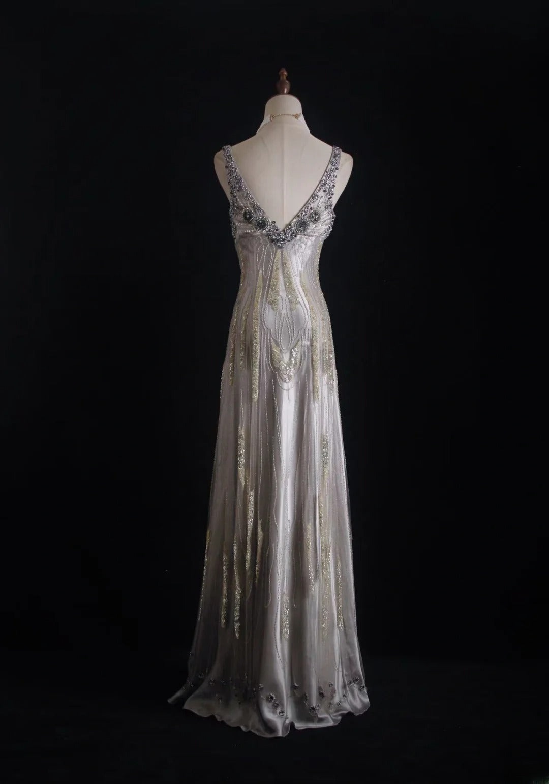 Vintage Prom Dresses 90s Formal A line Sweetheart Straps With Beadings Long Party Gowns Prom Dresses AS022