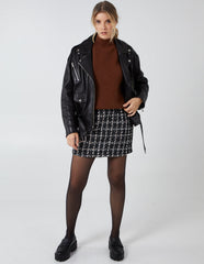 Tweed Mini Skirt