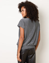 Cowl Neck Draped Top