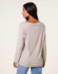 Diamante Star Long Sleeve Jumper