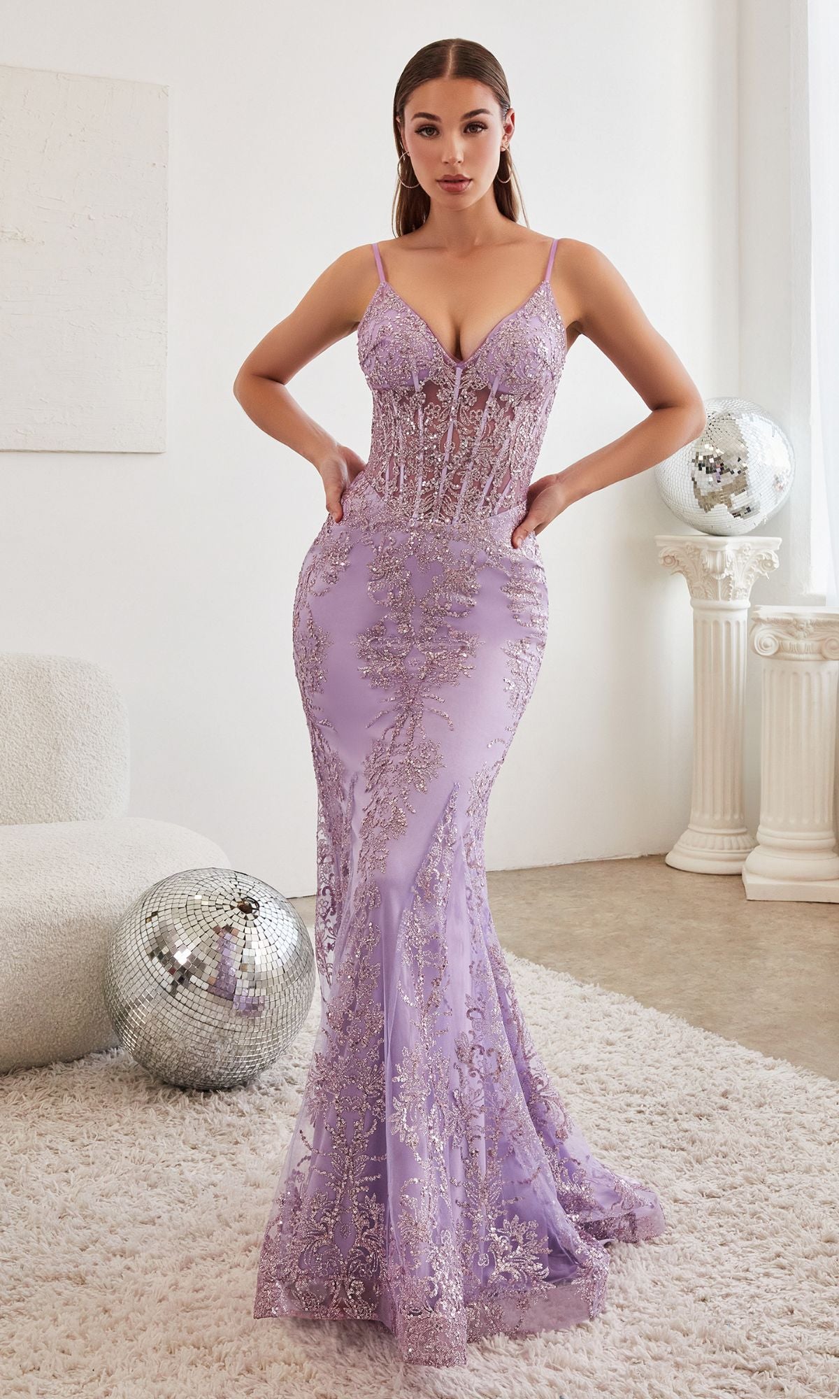 Long Formal Dress J810 by Ladivine