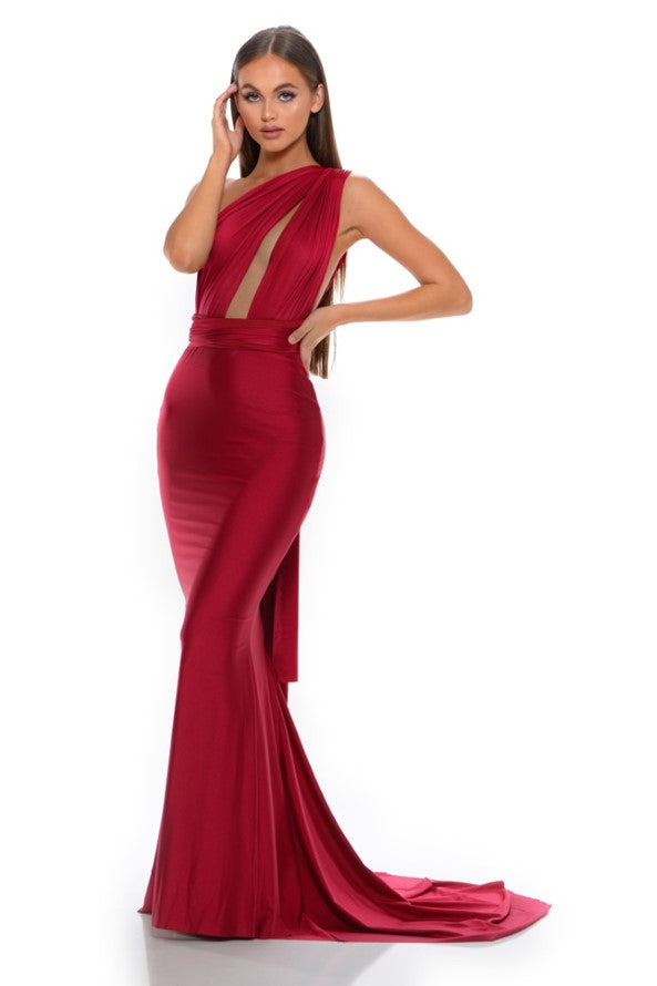 Portia and Scarlett PS6110 LILIANNA Long Sleeveless Fitted Formal Dress