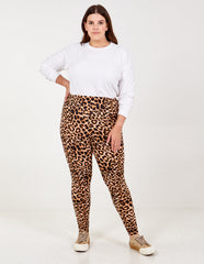 Curve Leopard Print Leggings