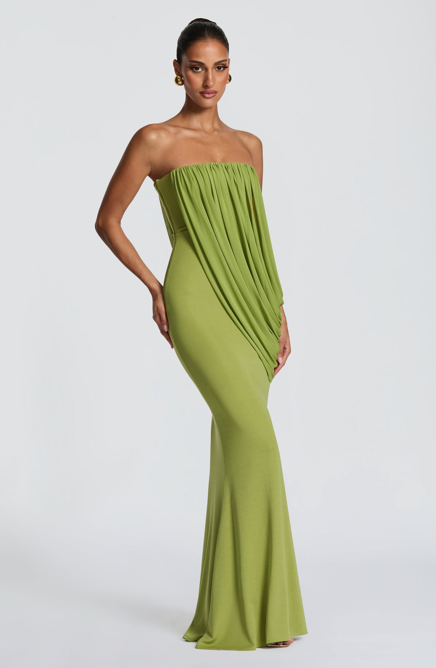 Vienna Maxi Dress - Olive