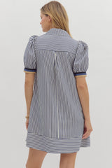 Marlene Stripe Swing Dress