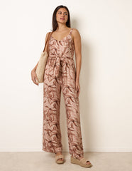 Tie Front Jumpsuit