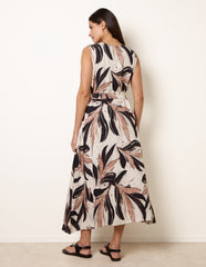 Leaf Print Dress