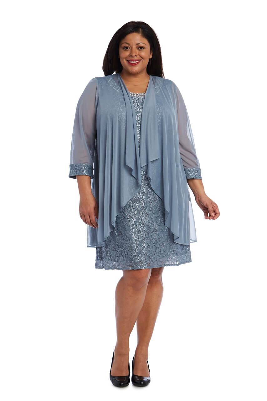 Short Jacket Mother of the Bride Dress by R&M Richards 2208
