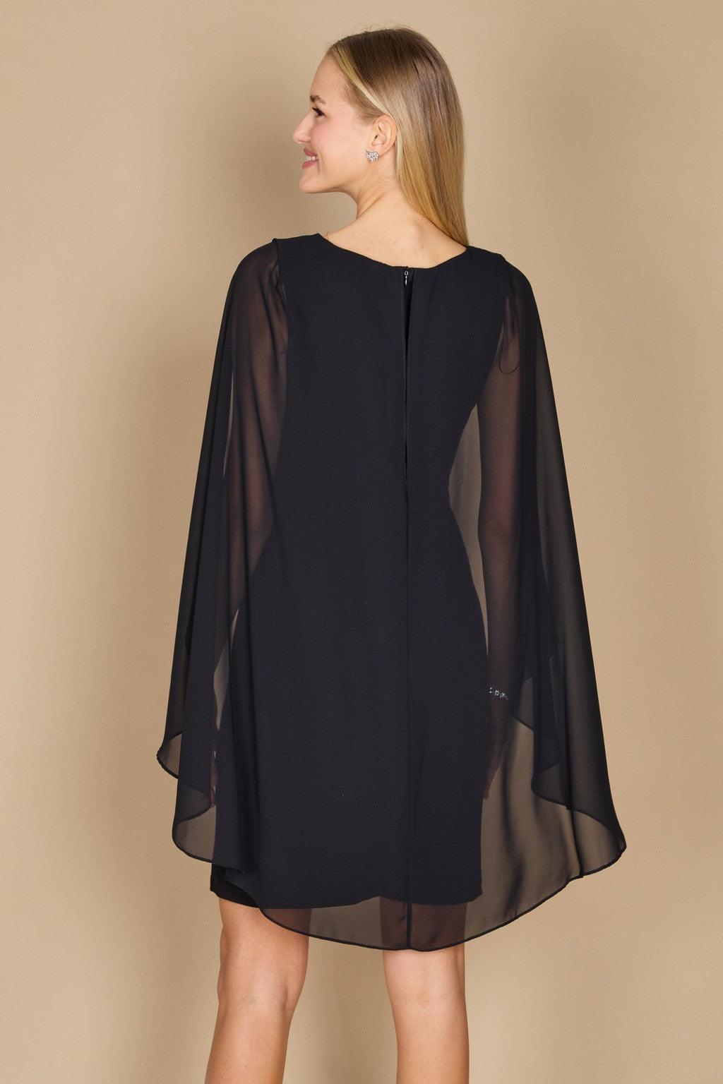 Short Plus Size Dress Cape R&M Richards 5806W