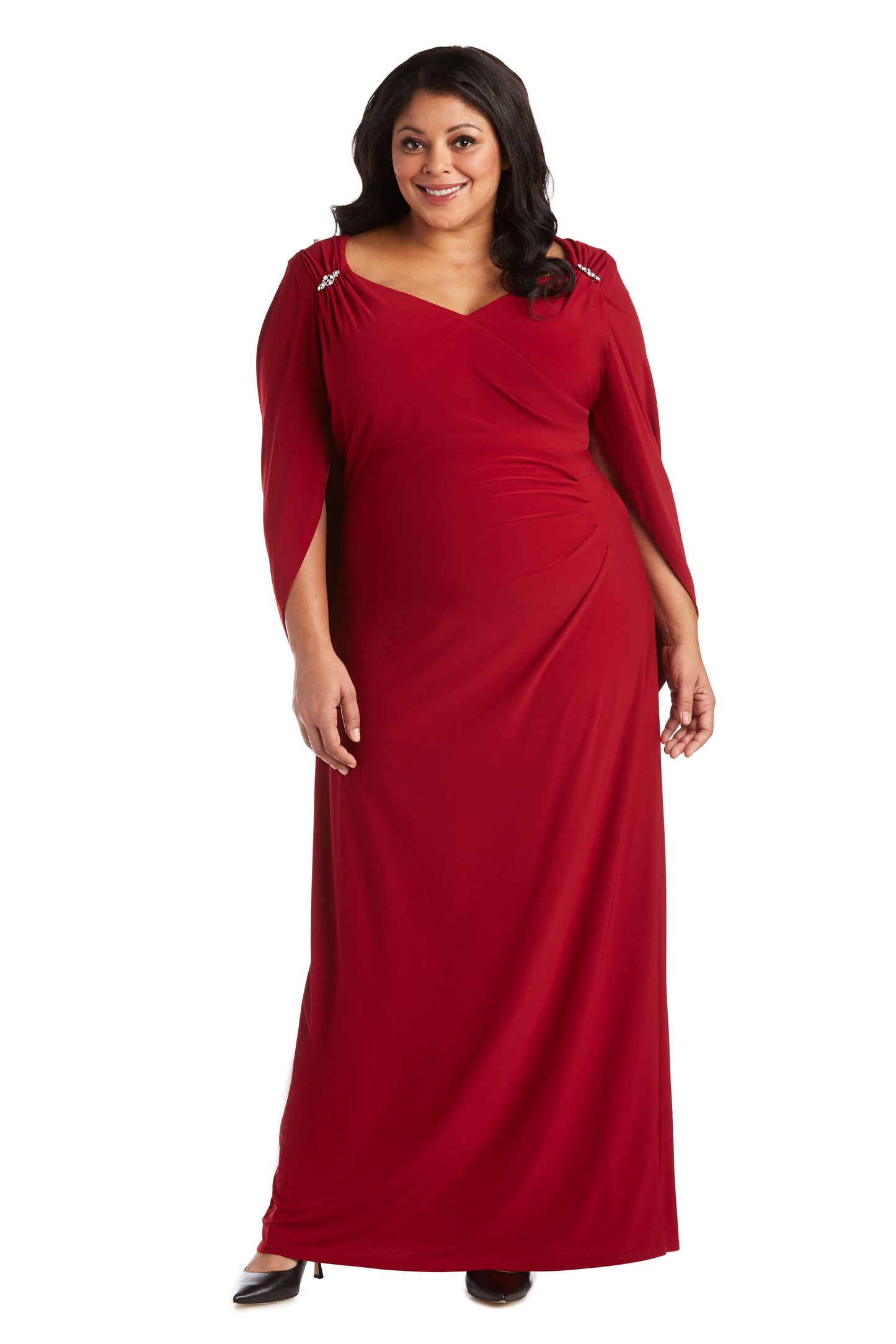 Long Plus Size Dress Formal R&M Richards 5899W