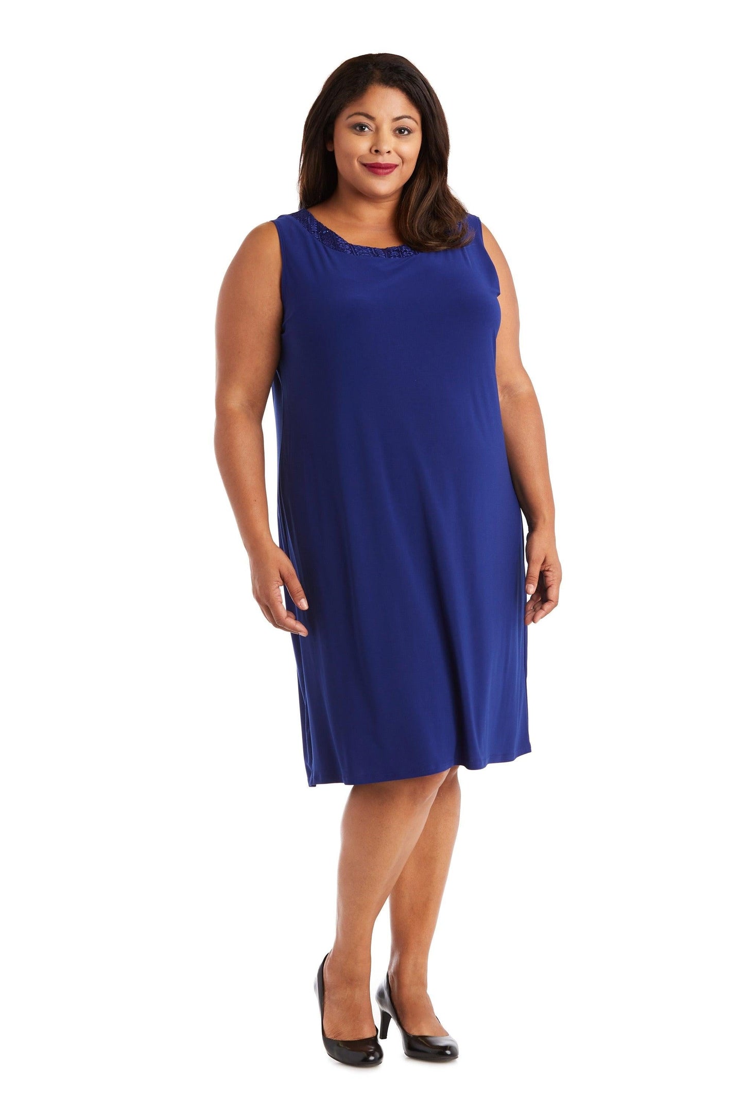 Plus Size Short Dress Jacket R&M Richards 3221W