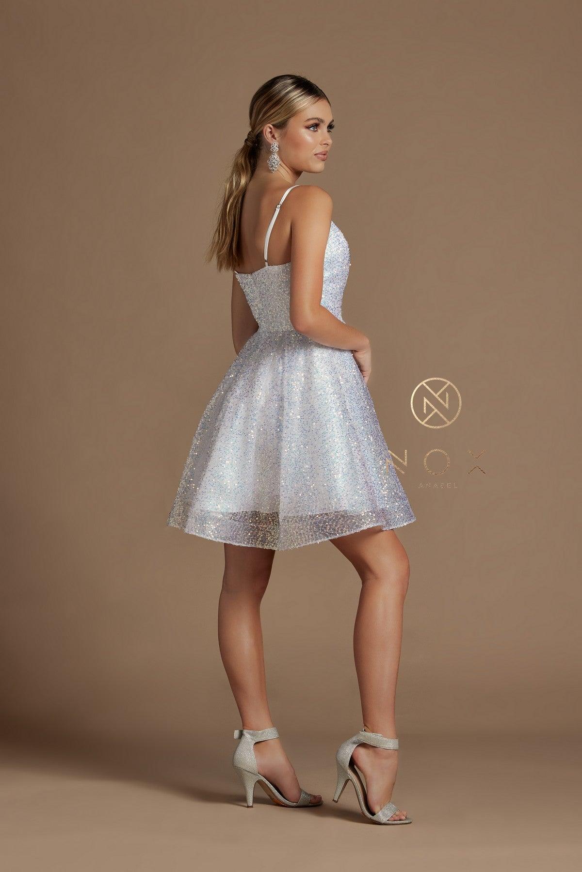 Sequins Cocktail Short Homecoming Dress
