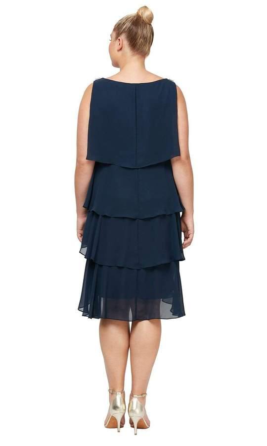 SL Fashions 614044 Formal Short Cocktail Dress