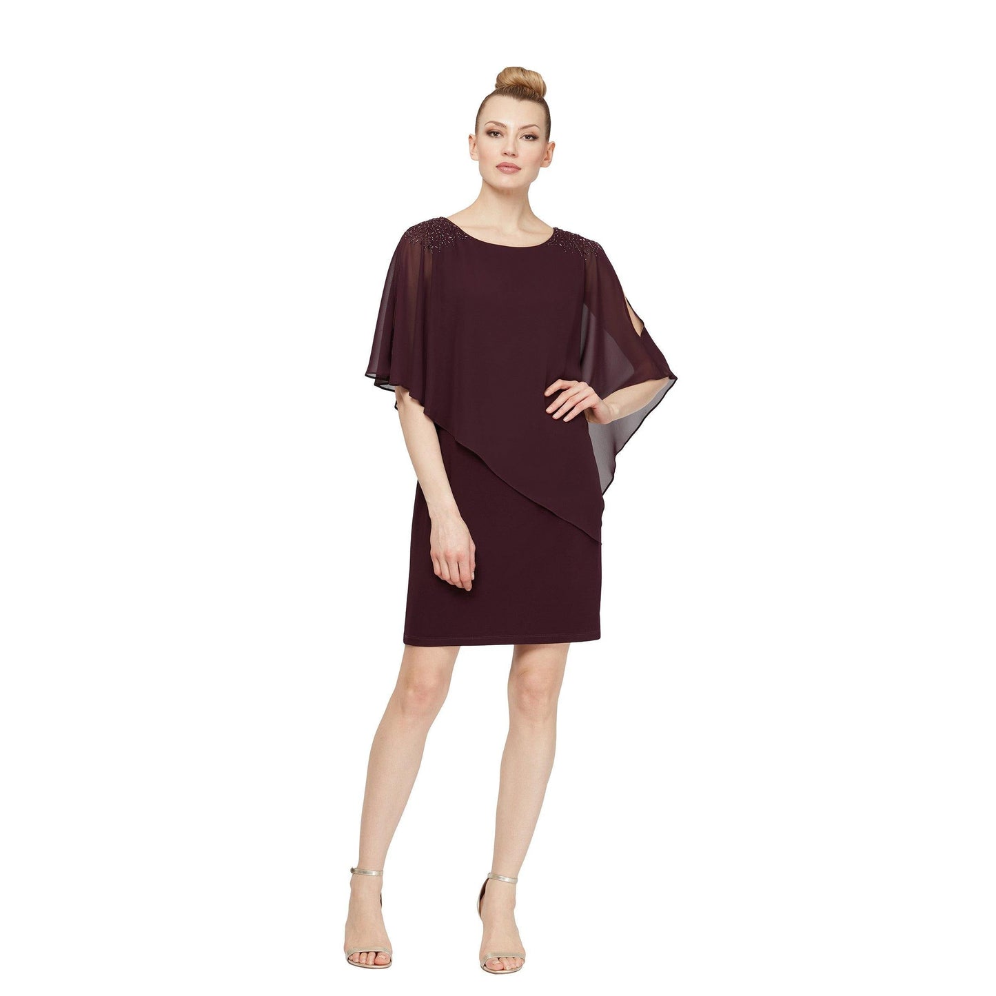 SL Fashions 9170368 Short Mother of the Bride Dress