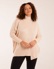 Asymmetric Hem Detail Jumper